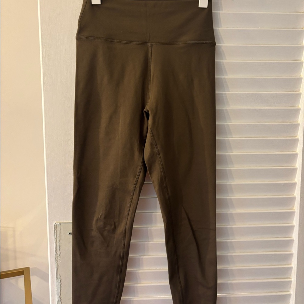 High-Waisted Brown Leggings